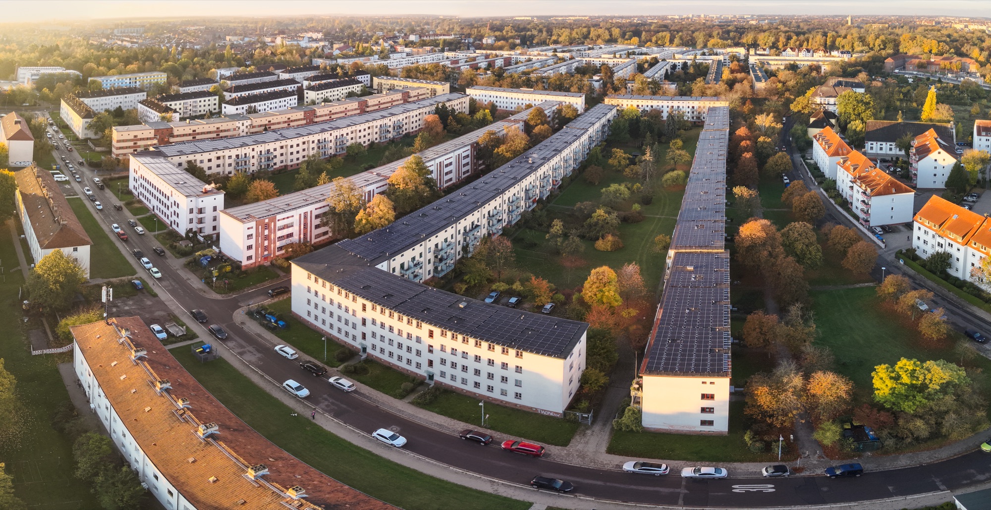 PV-Anlage Drohnenaufnahme, Bauplanung Kleinert GmbH PV