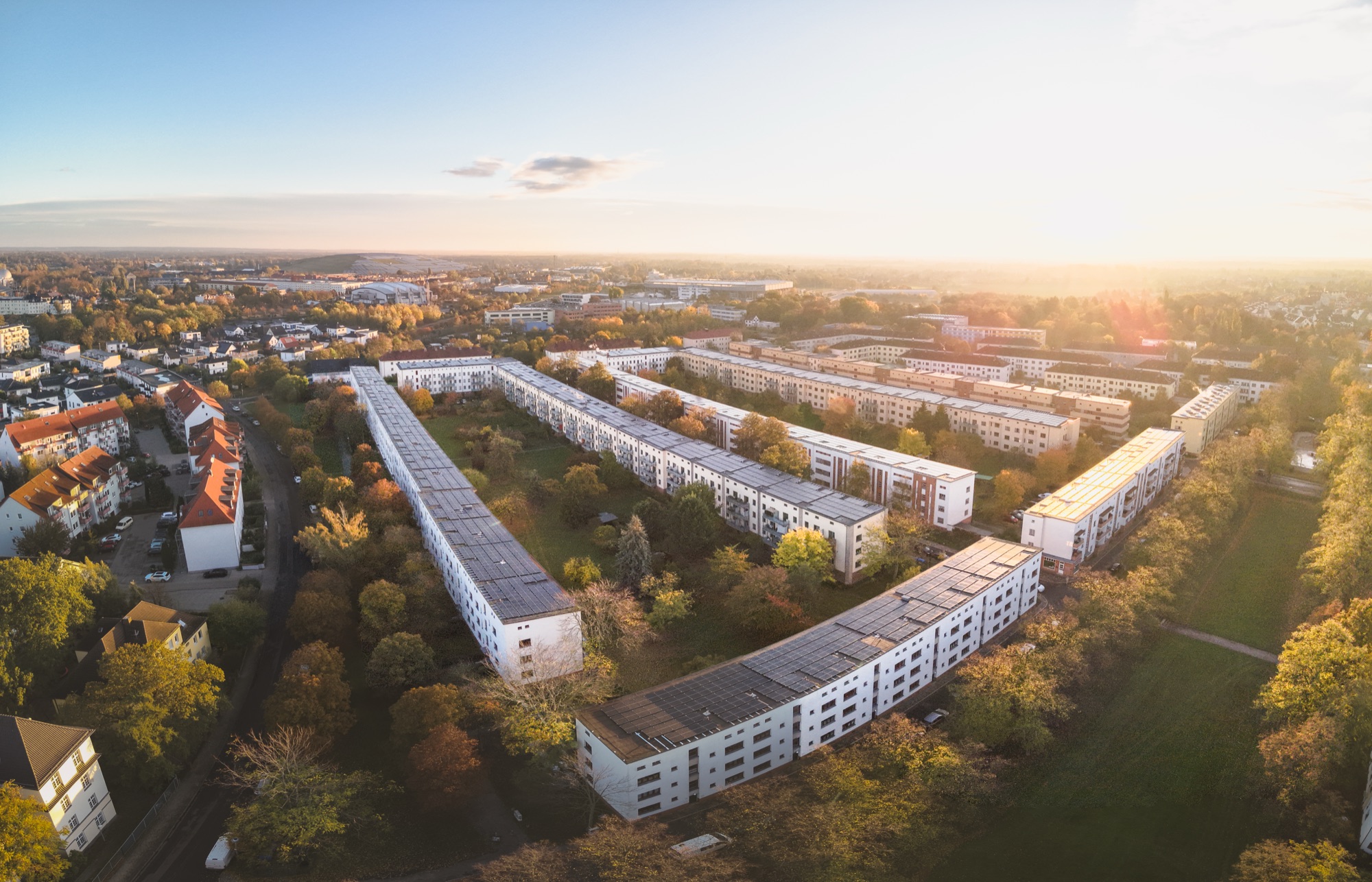 PV-Anlage Drohnenaufnahme, Bauplanung Kleinert GmbH PV